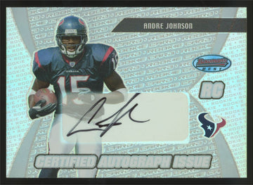 2003 Bowman's Best Andre Johnson RC Auto /199 #124