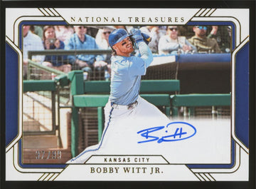 2025 Panini National Treasures Bobby Witt Jr. Auto /99 #FP-BWJ