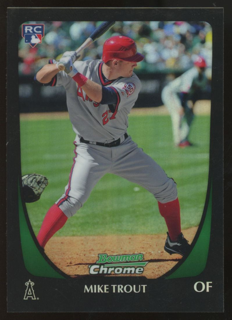 2011 Bowman Chrome Picks & Prospects Mike Trout RC Refractor #101