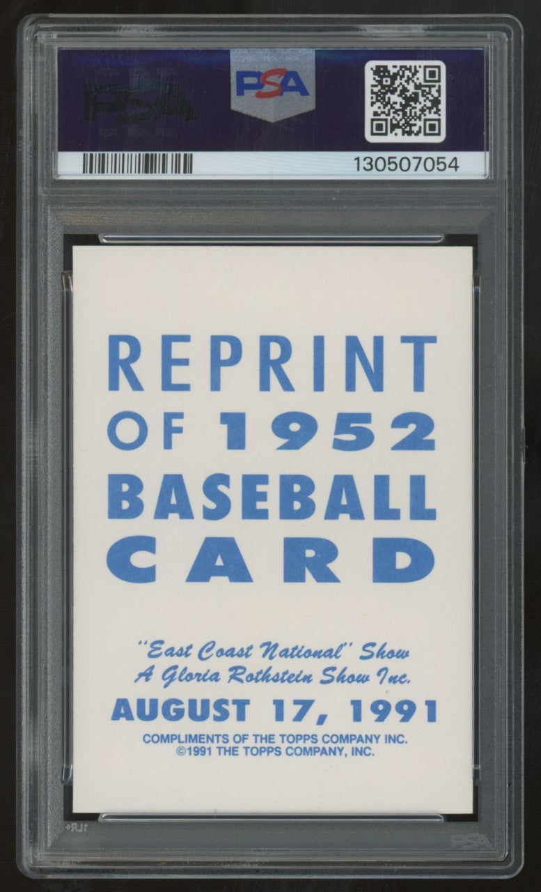 1991 Topps East Coast National Mickey Mantle 1952 PSA 8