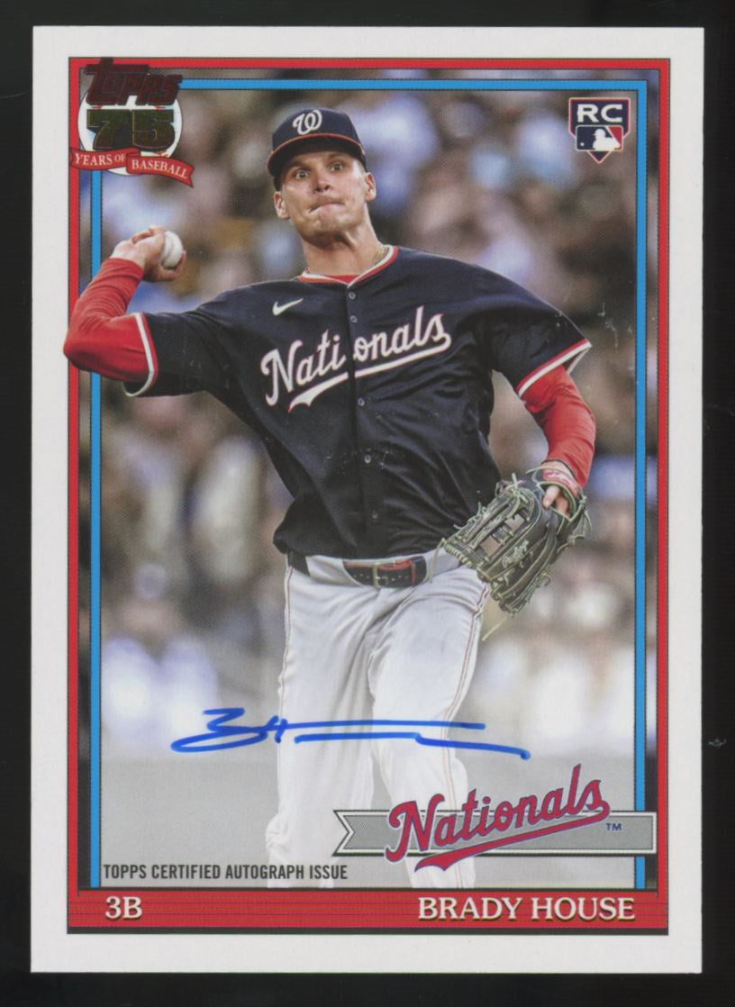 2026 Topps Series One Brady House RC 1991 Auto #91A-HOU