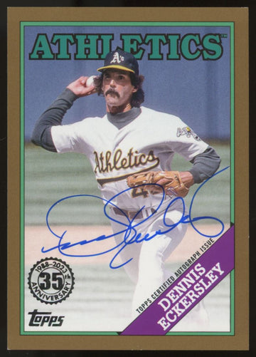 2023 Topps Dennis Eckersley 1988 Auto Gold /50 #88BA-DE