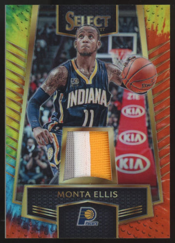 2016-17 Panini Select Monta Ellis Tie-Dye Patch /25 #29