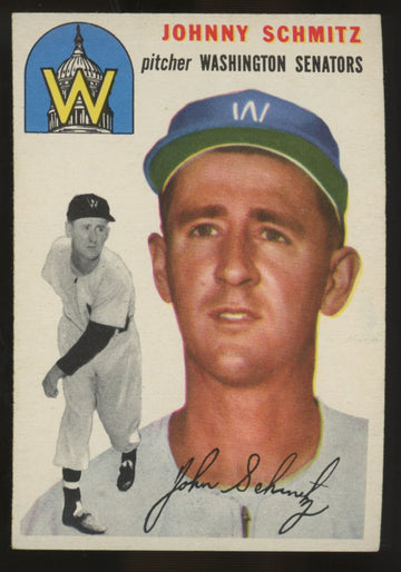 1954 Topps Johnny Schmitz #33 NM