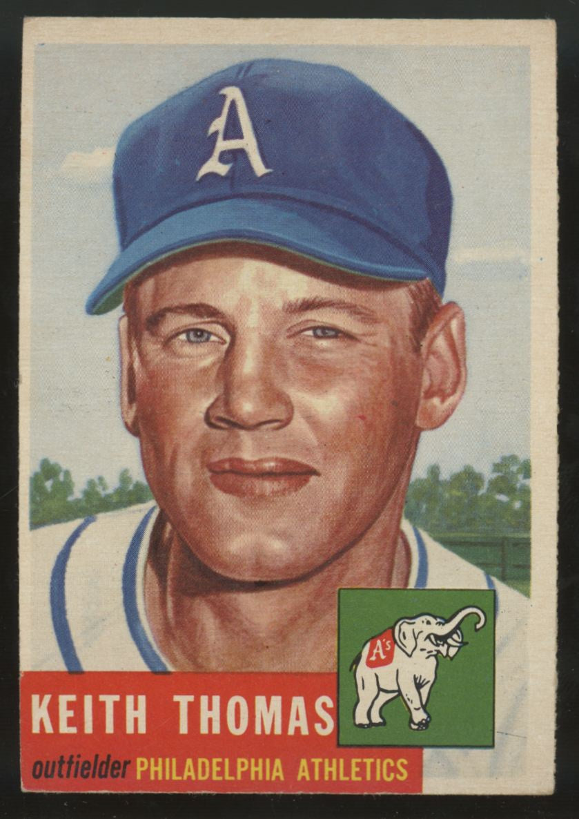 1953 Topps Keith Thomas #129 VG/EX