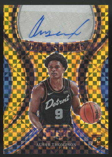 2023-24 Panini Select Ausar Thompson RC Gold Top Shelf Auto /10 #TSS-ASR
