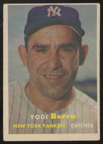 1957 Topps Yogi Berra #2 Good (Crease)