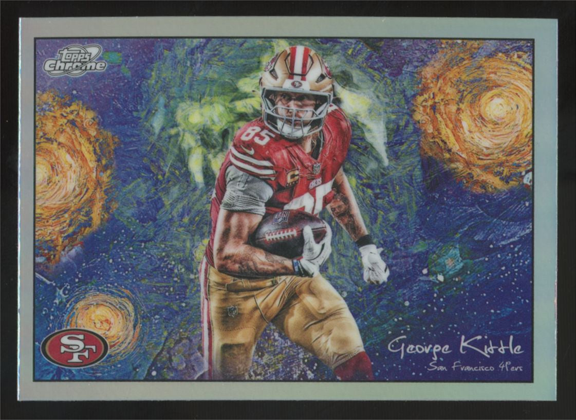 2025 Topps Chrome Cosmic George Kittle Stars In The Night #STN-22 "A"