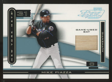 2003 Playoff Piece Of The Game Mike Piazza Platinum Bat Relic /25 #POG-67