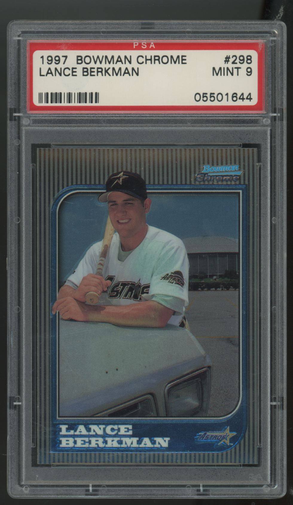 1997 Bowman Chrome Lance Berkman RC #298 PSA 9