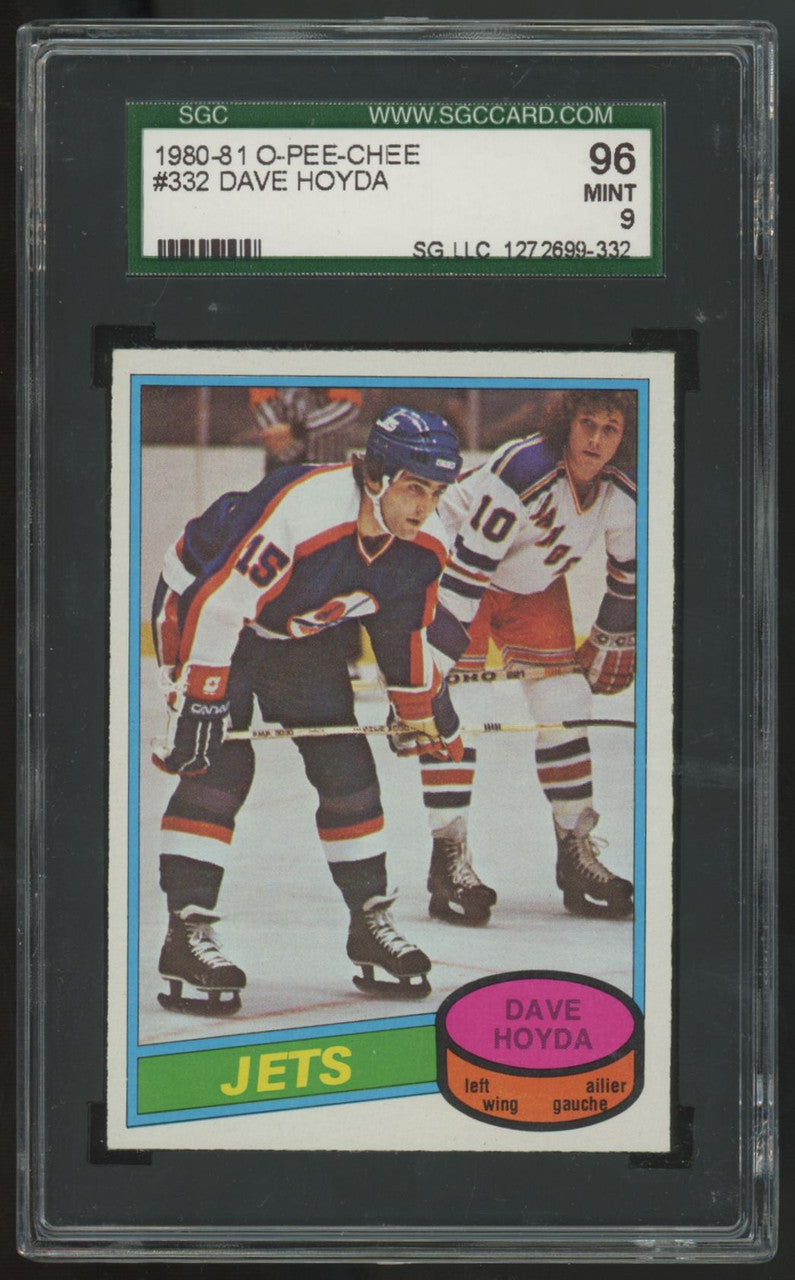 1980-81 O-Pee-Chee Dave Hoyda #332 SGC 9
