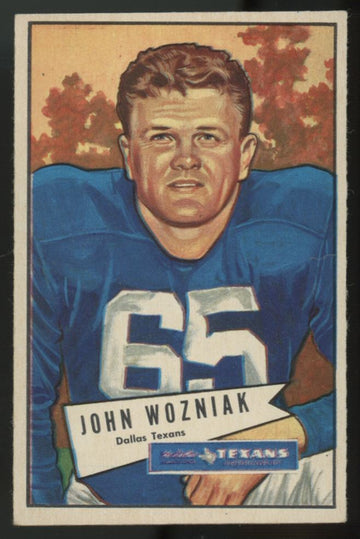 1952 Bowman John Wozniak #97 VG-VG/EX (Wrinkle)