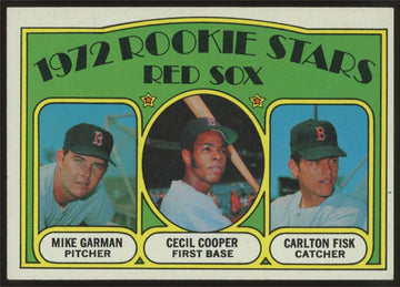 1972 Topps Rookie Stars Carlton Fisk RC #79 VG/EX (Wrinkle)