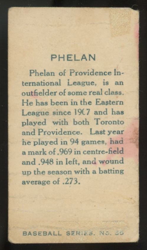 1912 C46 Imperial Art Phelan #35 Poor