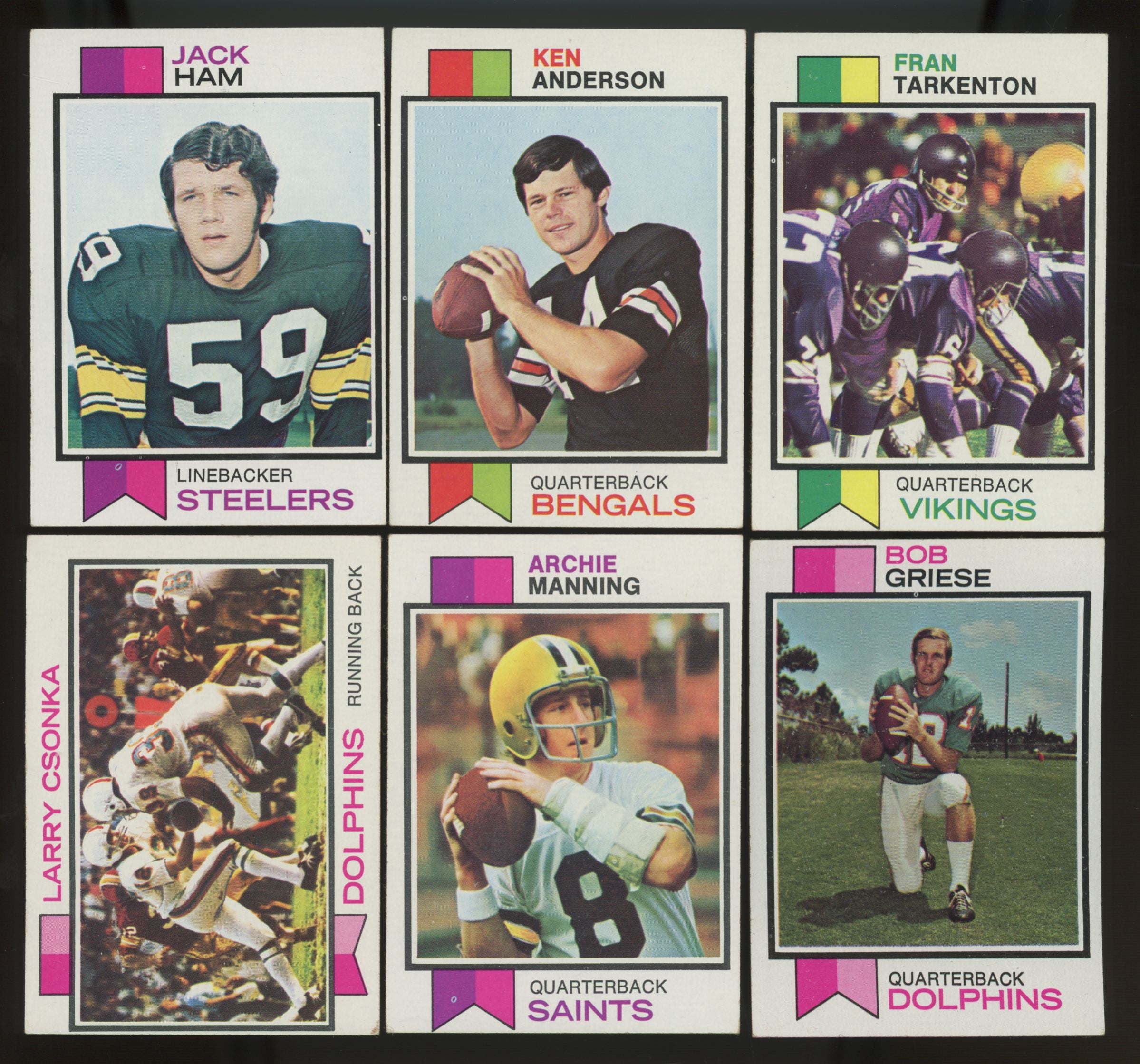1973 Topps Football Complete Set (528) EX w/ Wax Wrapper & Team CL Variations
