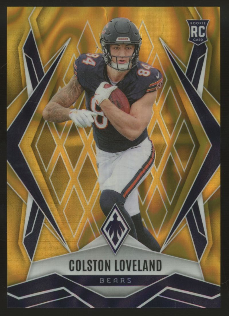 2025 Panini Phoenix Colston Loveland RC Gold Lava /10 #179