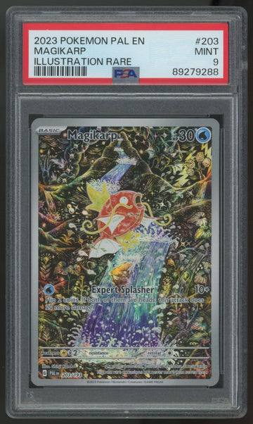 2023 Pokemon Magikarp Paldea Evolved Illustration Rare #203 PSA 9 (B)