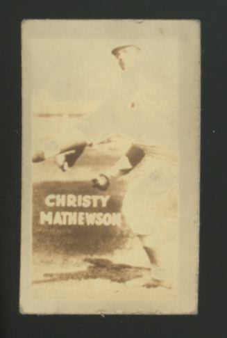 1948 Topps Magic Christy Mathewson Baseball Hall Of Fame #10 Good