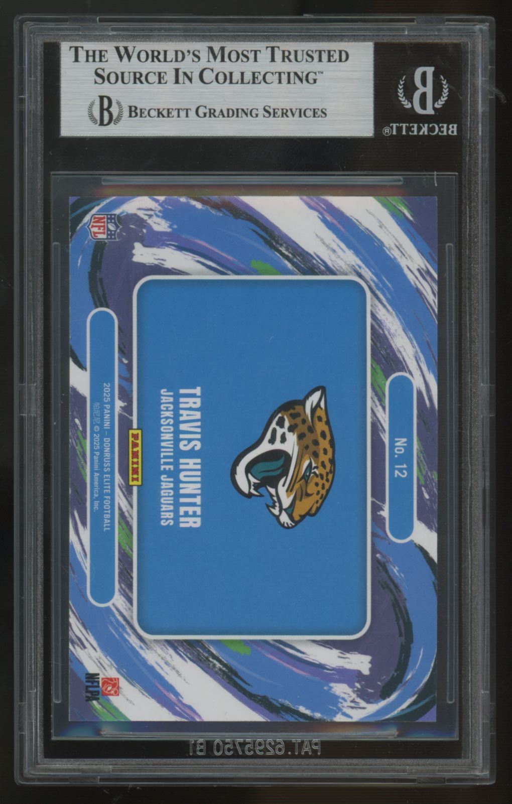 2025 Panini Elite Travis Hunter RC Ath-Elite SSP #12 BGS 9