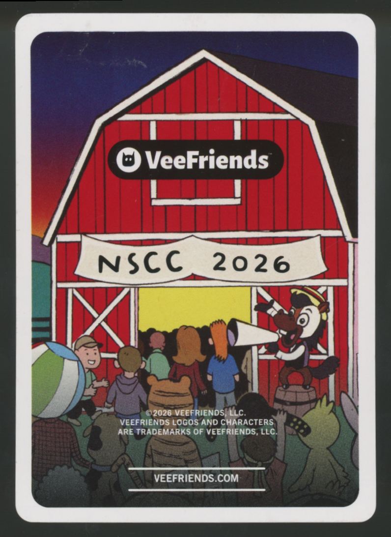 2026 VeeFriends Super Stickers Farm Fights Enamoured Emu Purple /15
