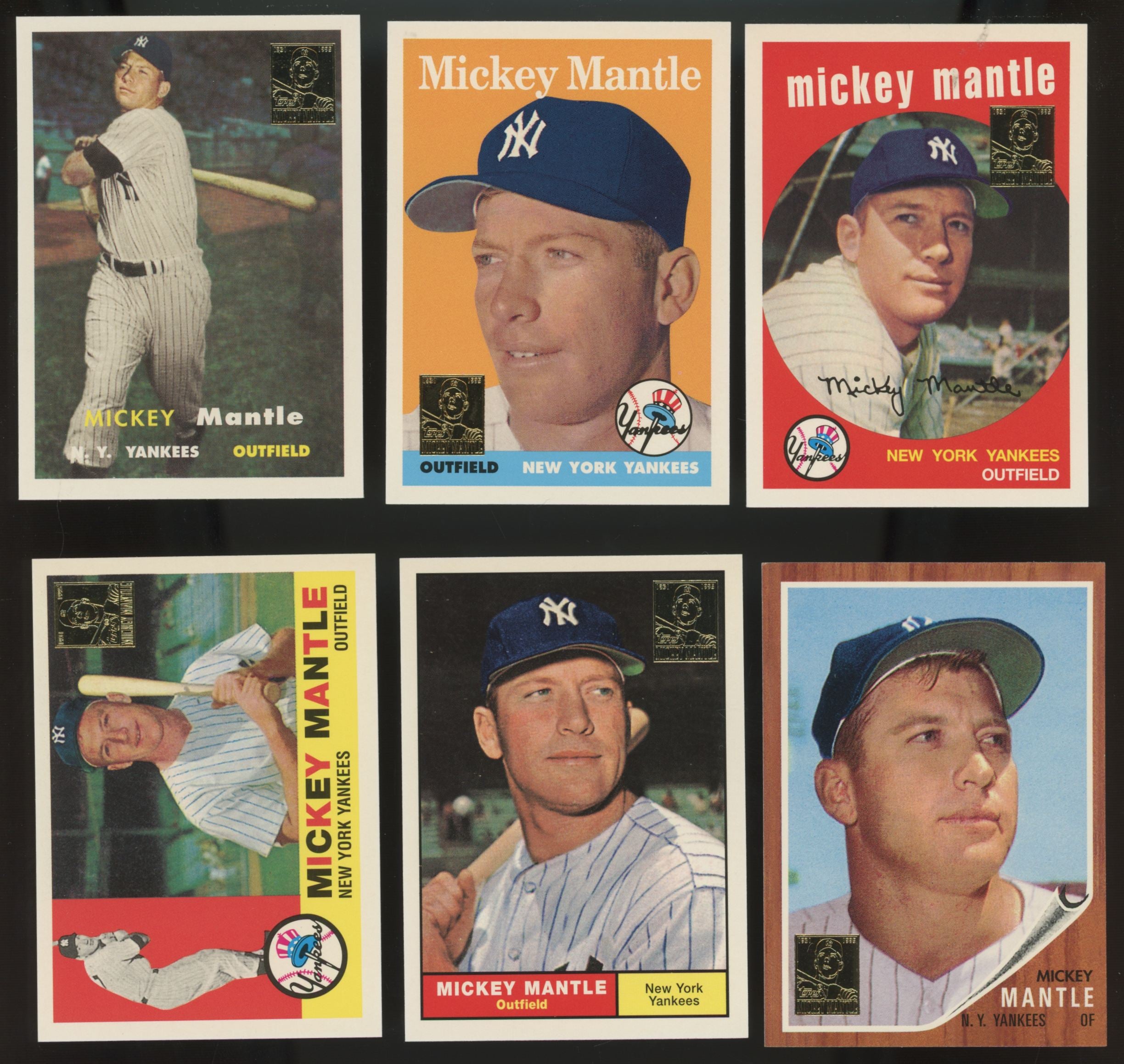 1996 Topps Mickey Mantle Complete Commemorative Set (19/19)
