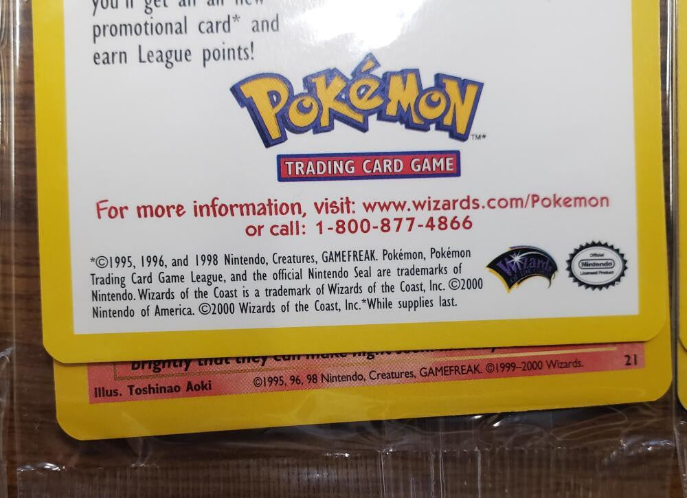 3 legendary Birds Sealed Pokemon Promo Sealed Packs - Moltres Articuno Zapdos Movie Promos