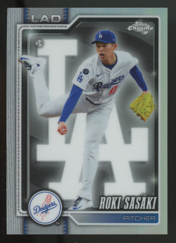 2026 Topps Chrome Roki Sasaki Lightboard SSP #199