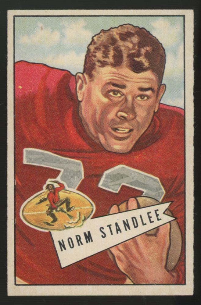 1952 Bowman Small Norm Standlee #42 EX/MT-NM