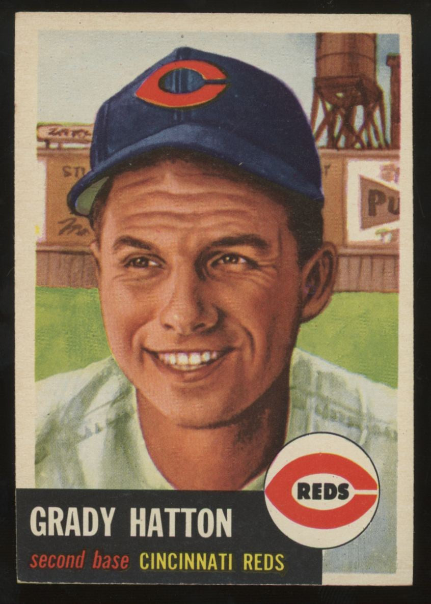 1953 Topps Grady Hatton #45 EX/MT