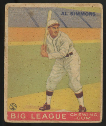 1933 Goudey Al Simmons #35 Good