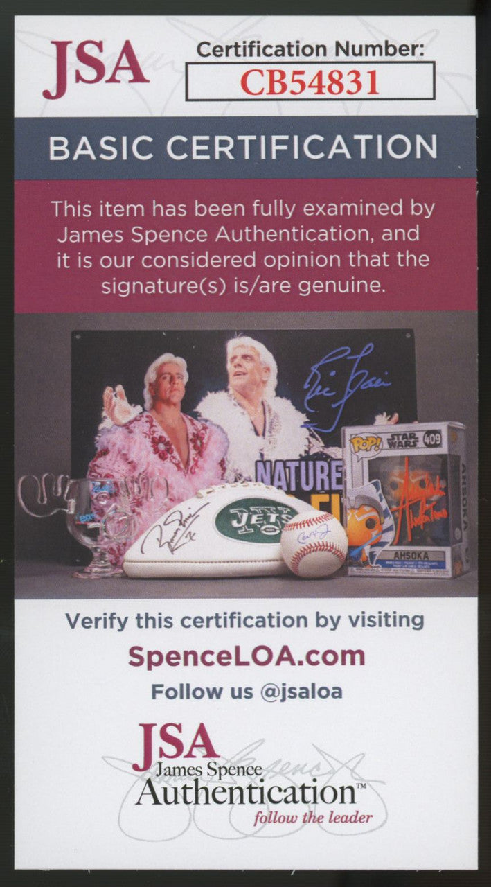 1970 Topps Cleon Jones #575 Signed Auto JSA