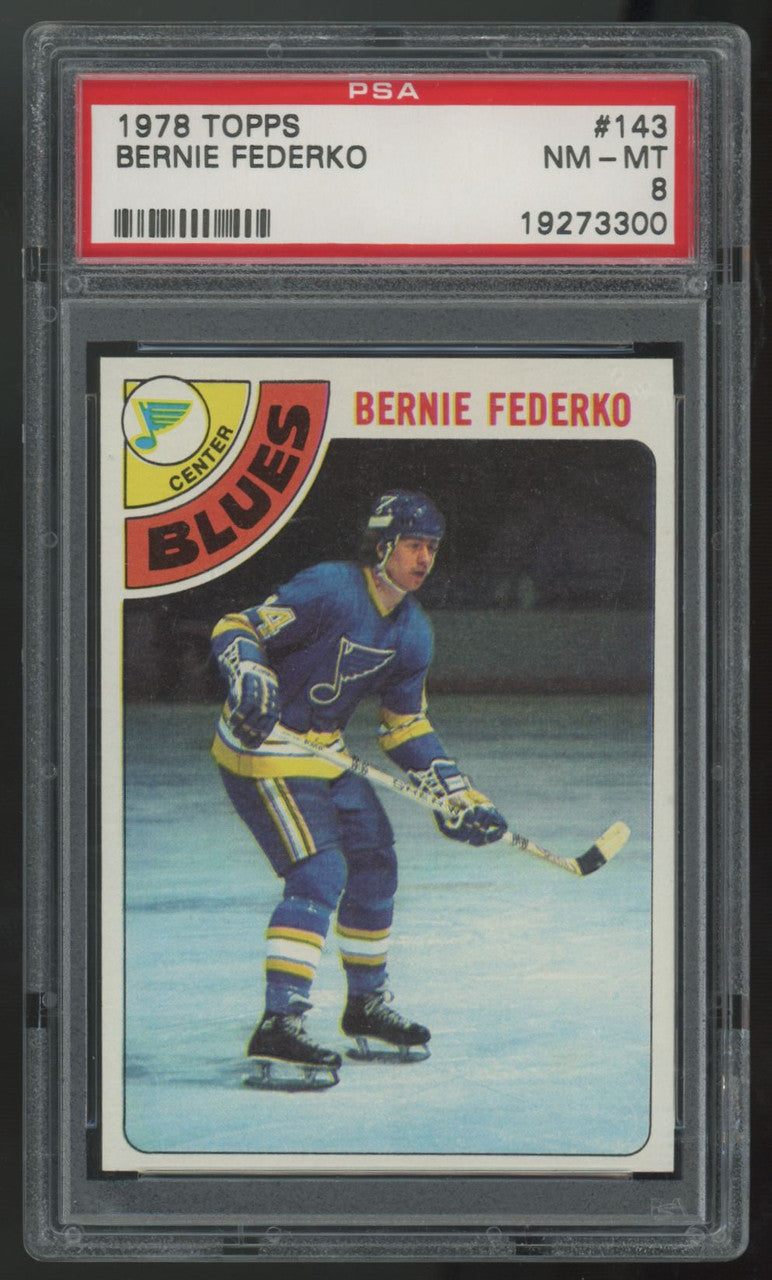 1978-79 Topps Bernie Federko RC #143 PSA 8