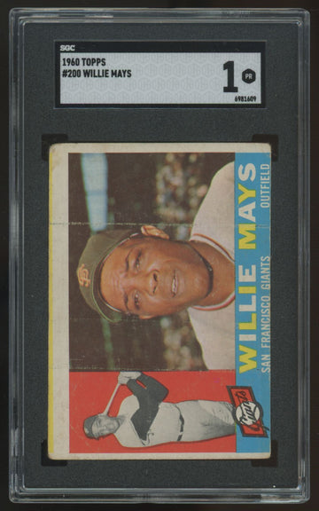 1960 Topps Willie Mays #200 SGC 1 *609