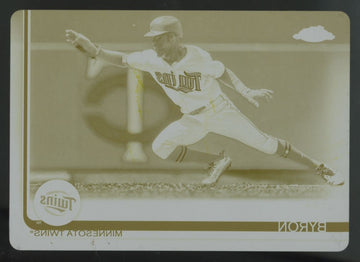 2019 Topps Chrome Byron Buxton Yellow Printing Plate 1/1 #114