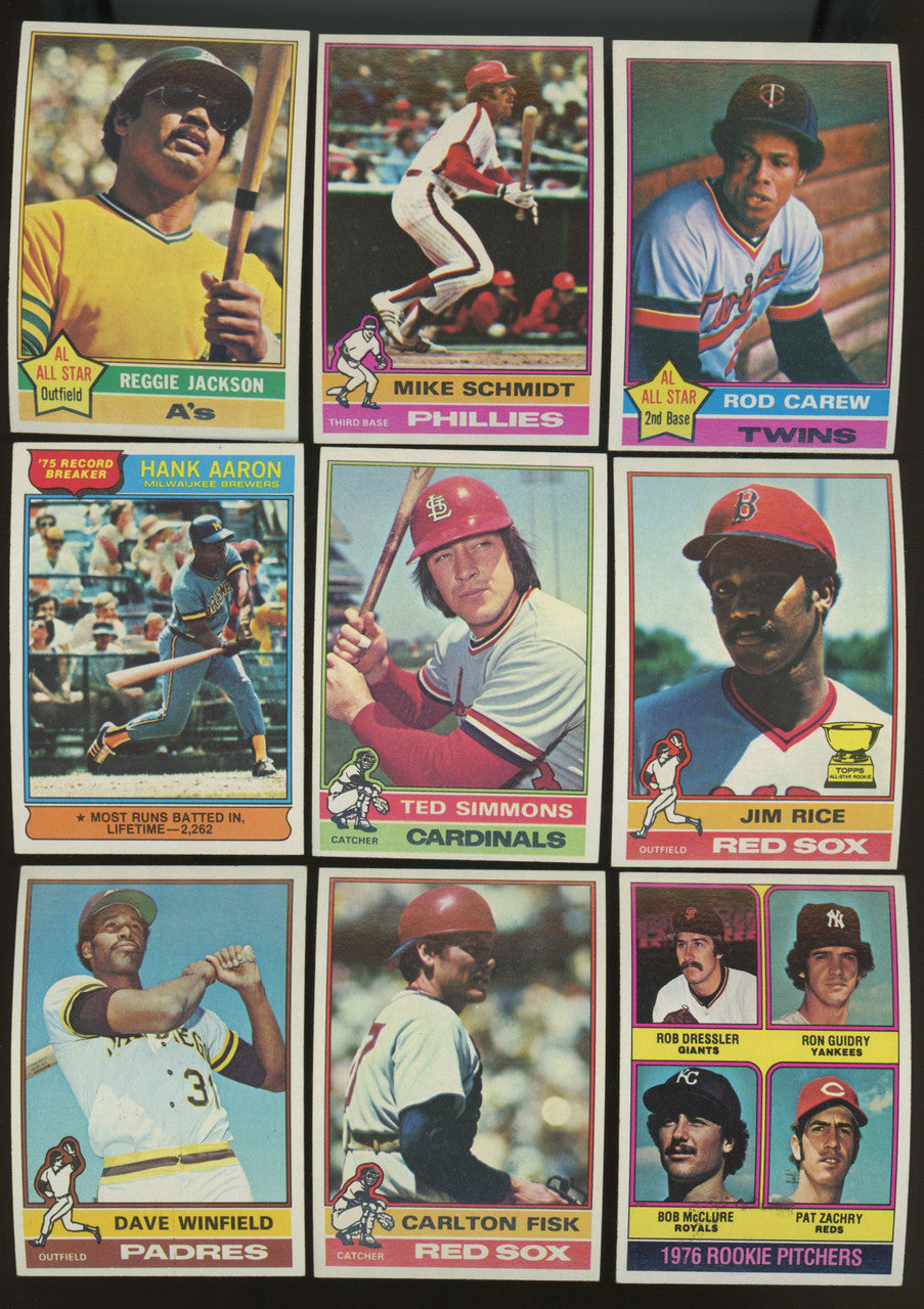 1976 Topps Baseball Complete Set (660) EX Eckersley RC