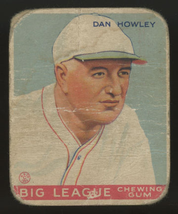 1933 Goudey Dan Howley #175 Poor
