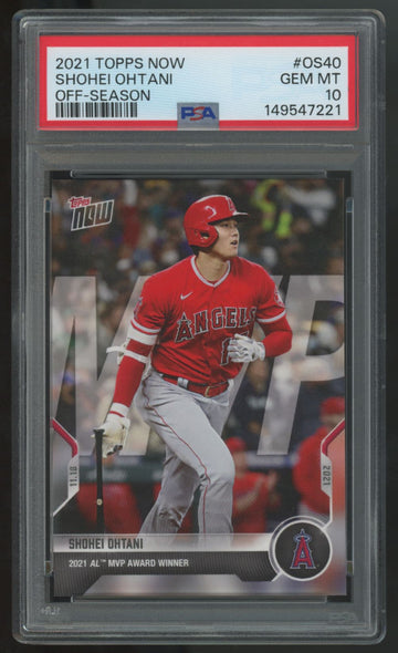 2021 Topps Now Shohei Ohtani Off-Season #OS-40 PSA 10 *221