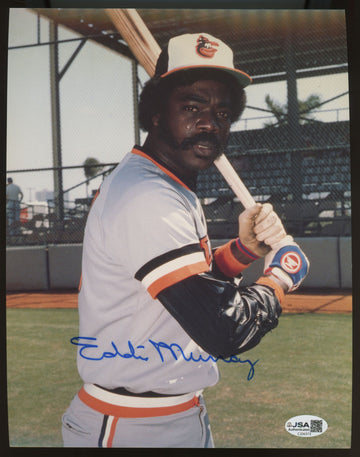 Eddie Murray Signed Autographed 8x10 Photo JSA *373