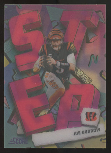2024 Panini Score Joe Burrow Step Ahead SSP #SA-JBW