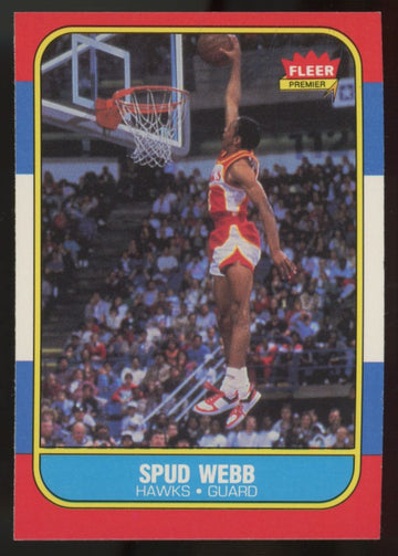 1986-87 Fleer Premier Spud Webb RC #120