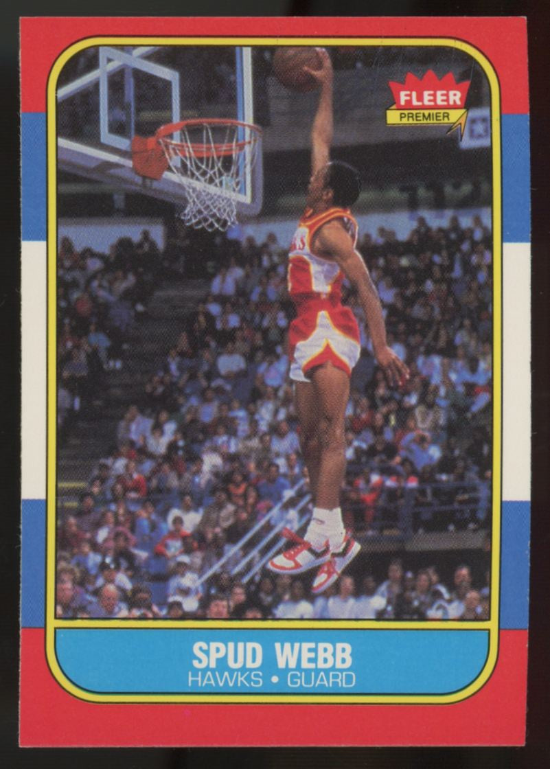 1986-87 Fleer Premier Spud Webb RC #120