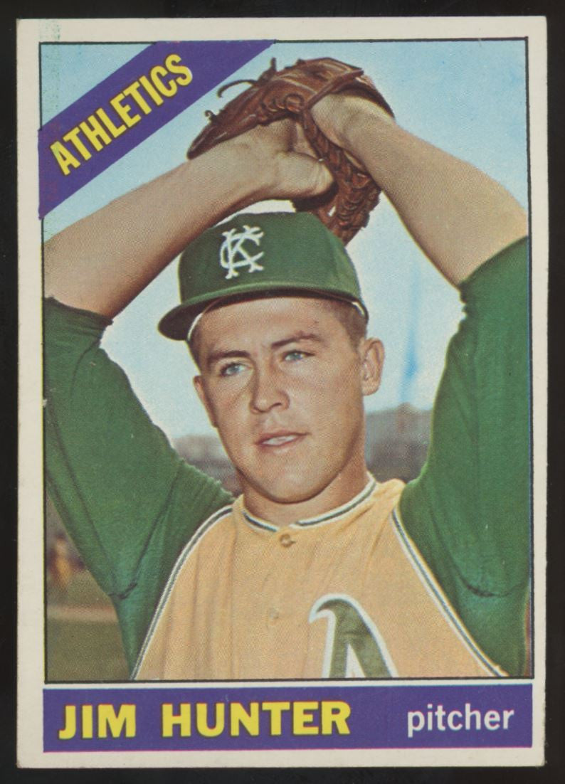 1966 Topps Jim Catfish Hunter #36 EX