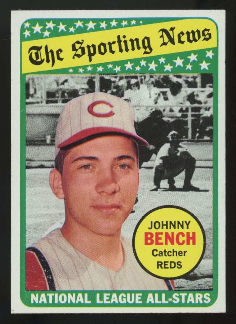 1969 Topps Johnny Bench All-Star #430 VG (Crease)