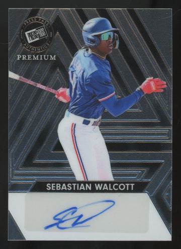 2024 Press Pass Authentics Premium Sebastian Walcott Auto /199 #BA-SW1