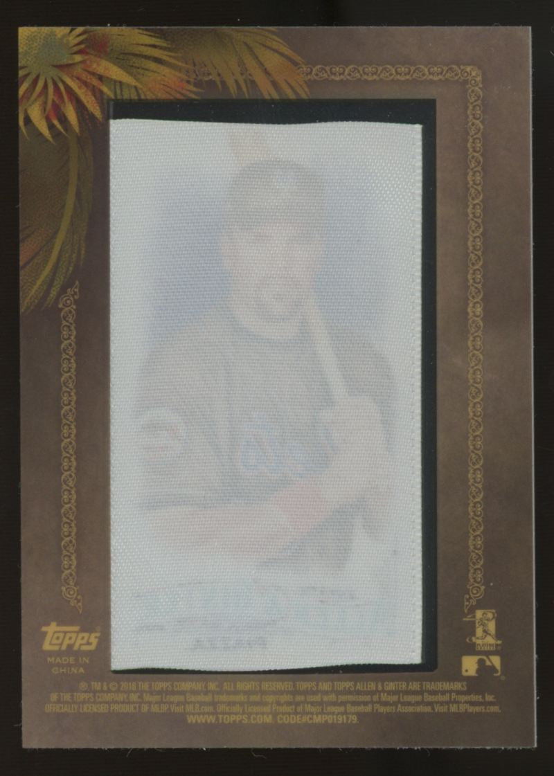 2016 Topps Allen & Ginter Mike Piazza Framed Mini Cloth /10