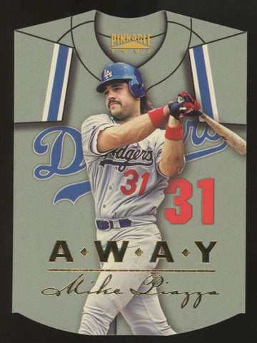 1997 Pinnacle Mike Piazza Away Die-Cut #5