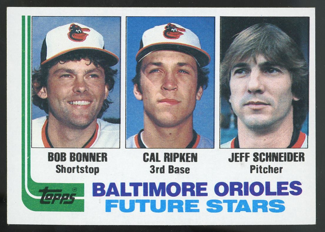 1982 Topps Future Stars Cal Ripken Jr. RC #21 NM "E"
