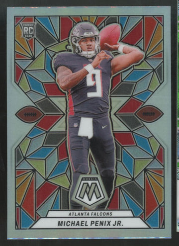 2024 Panini Mosaic Michael Penix Jr. RC Stained Glass SSP #SG-24