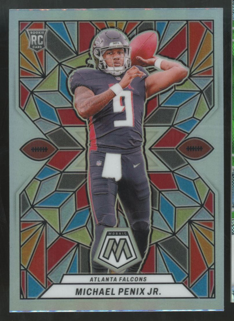 2024 Panini Mosaic Michael Penix Jr. RC Stained Glass SSP #SG-24