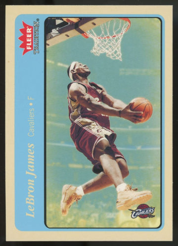 2004-05 Fleer Tradition LeBron James Blue #140
